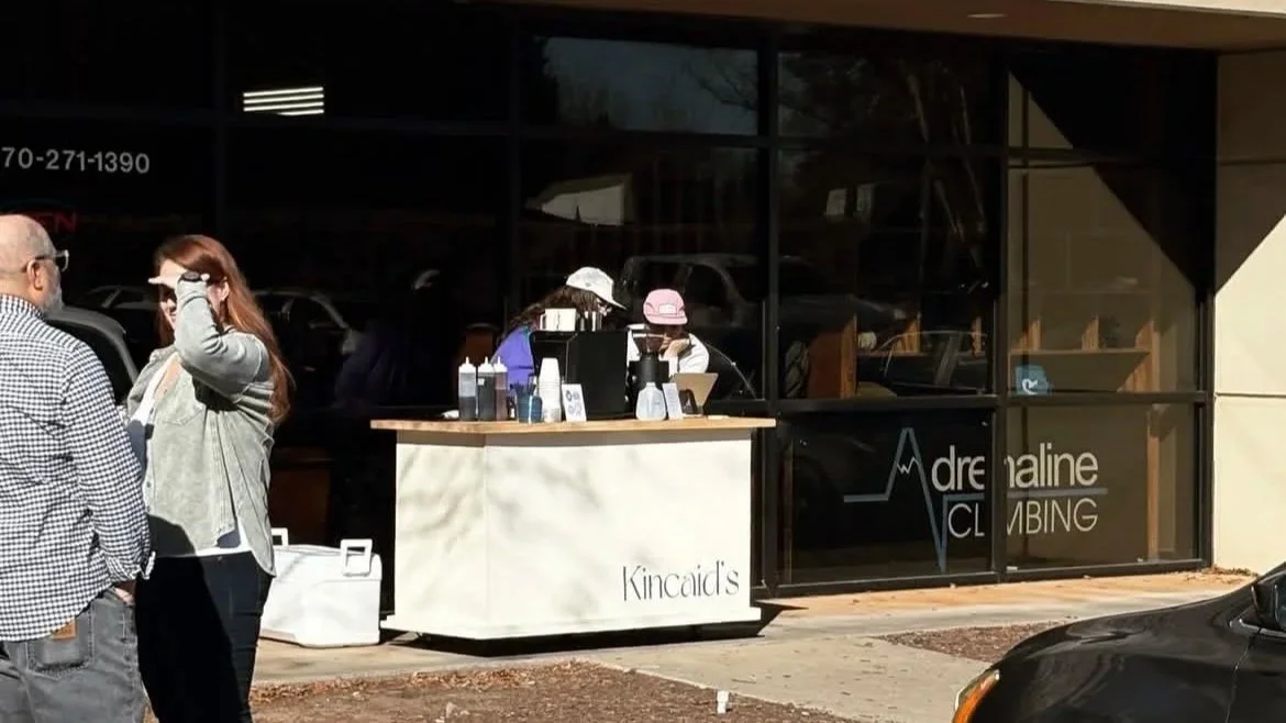 Kincaid's espresso cart at a community event